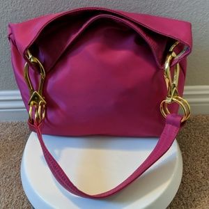 Bright pink tote style bag